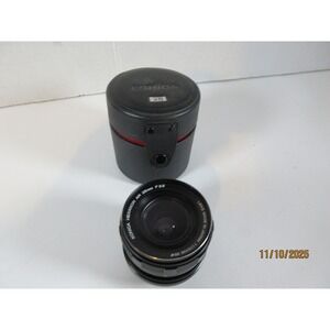 Konica Hexanon AR 28mm F3.5 Lens with Case